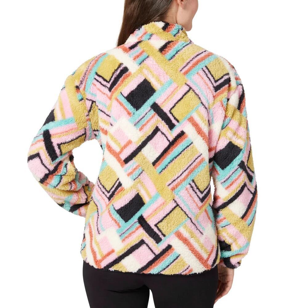 NWT Hurley Women's Snap Super Soft Plush Fleece Sweatshirt Pullover Top - Picture 3 of 7